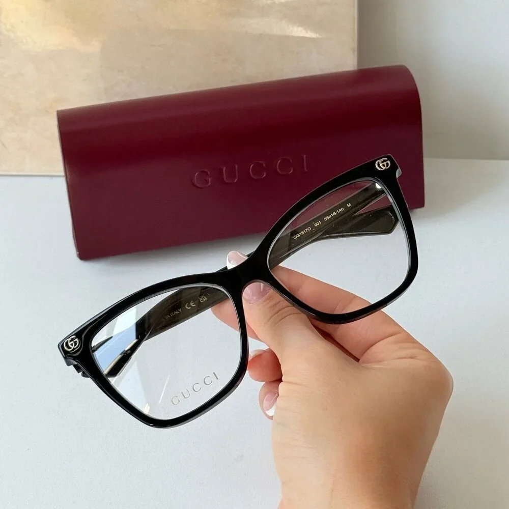 NWT Gucci GG1817o-001 Eyeglasses